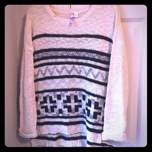 Comfy slouchy printed sweater